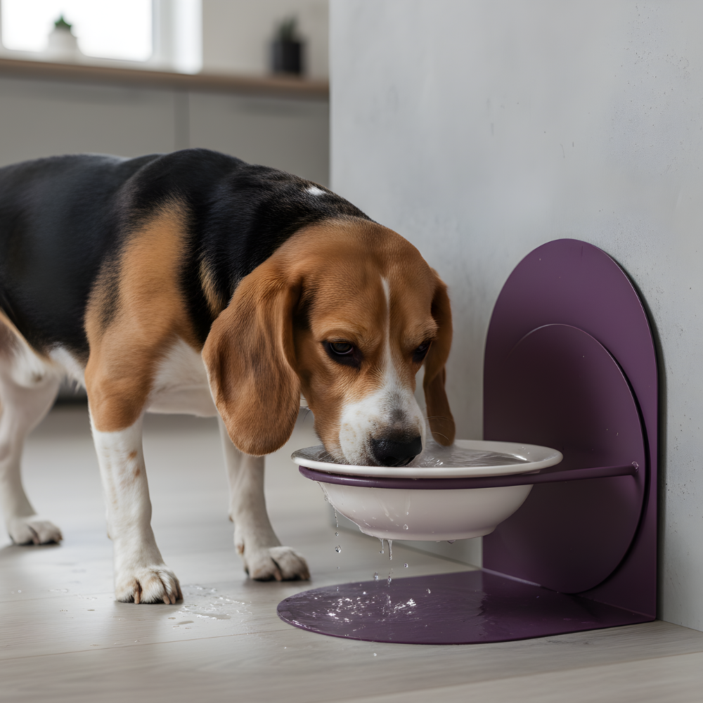 ElevoraBowl Raised Ceramic Dog Feeder — Stable Wide Bowl