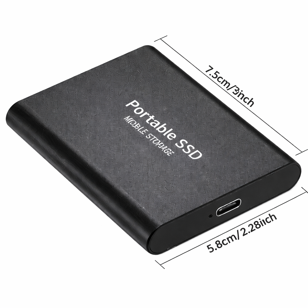 Unitate externă portabilă cu stare solidă, USB-C