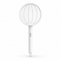 Raqueta eléctrica plegable para eliminar insectos — luz ultravioleta recargable por USB