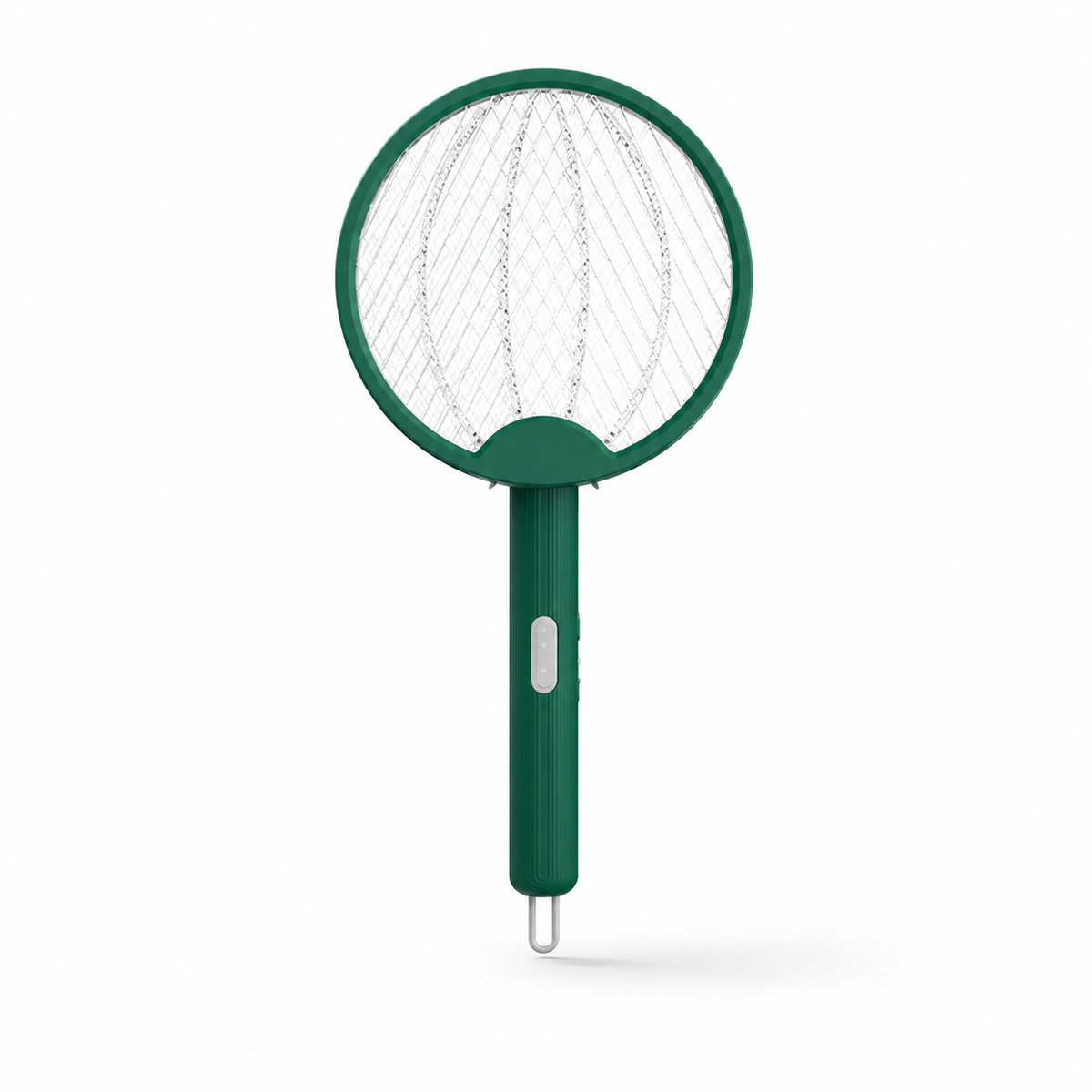 Raqueta eléctrica plegable para eliminar insectos — luz ultravioleta recargable por USB