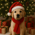 FestivePaws klasyczna czapka mikołajowa dla zwierząt — świąteczne nakrycie głowy w czerwono-białym kolorze