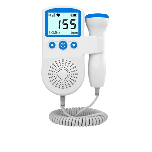 BabyPulse Portable Fetal Heart Monitor With LCD Display For Easy Home Monitoring