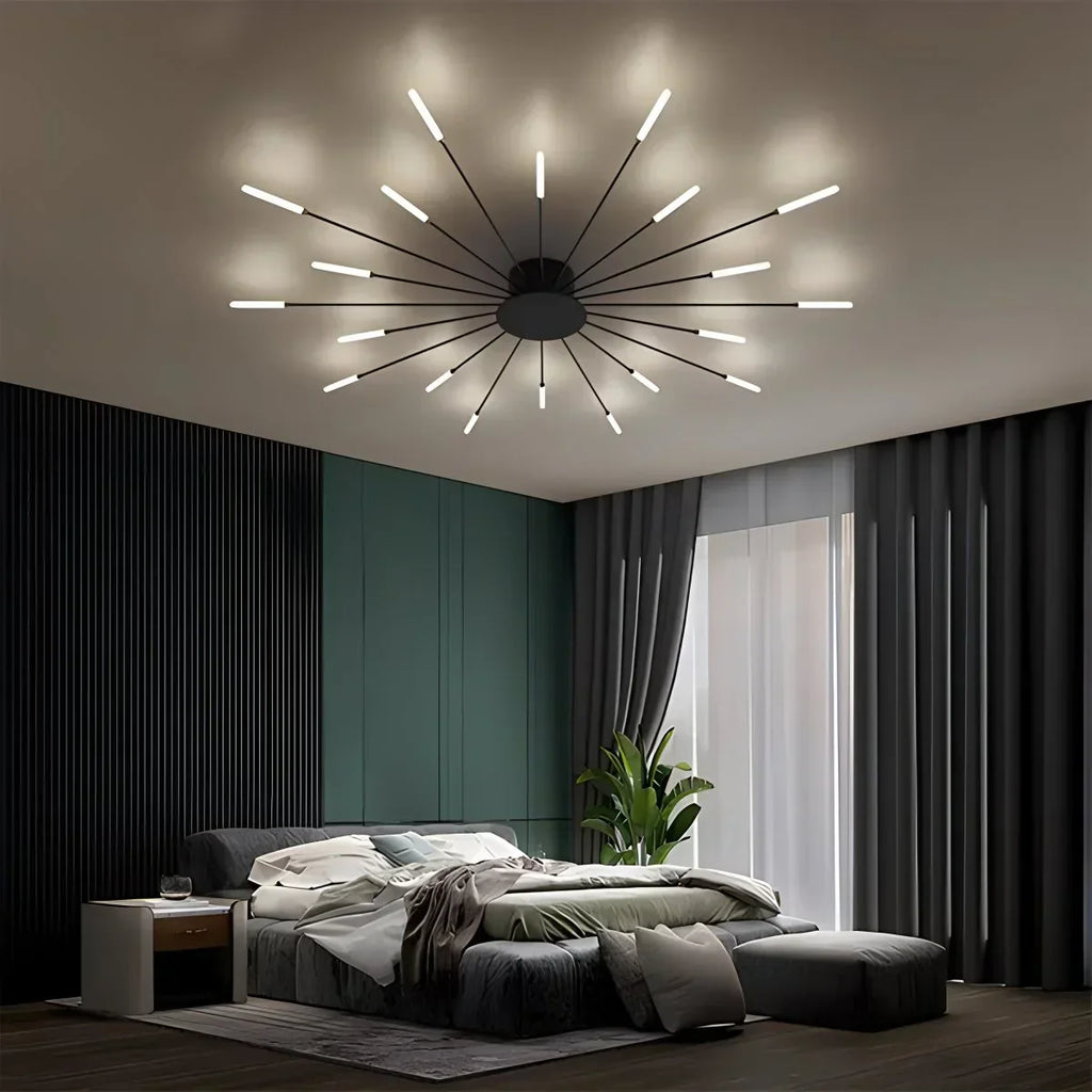 Fireworks Starburst Ceiling Light - Orntli