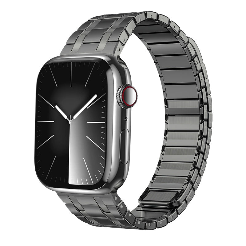 Cinturino magnetico in acciaio inossidabile con finitura satinata per smartwatch - Esilora