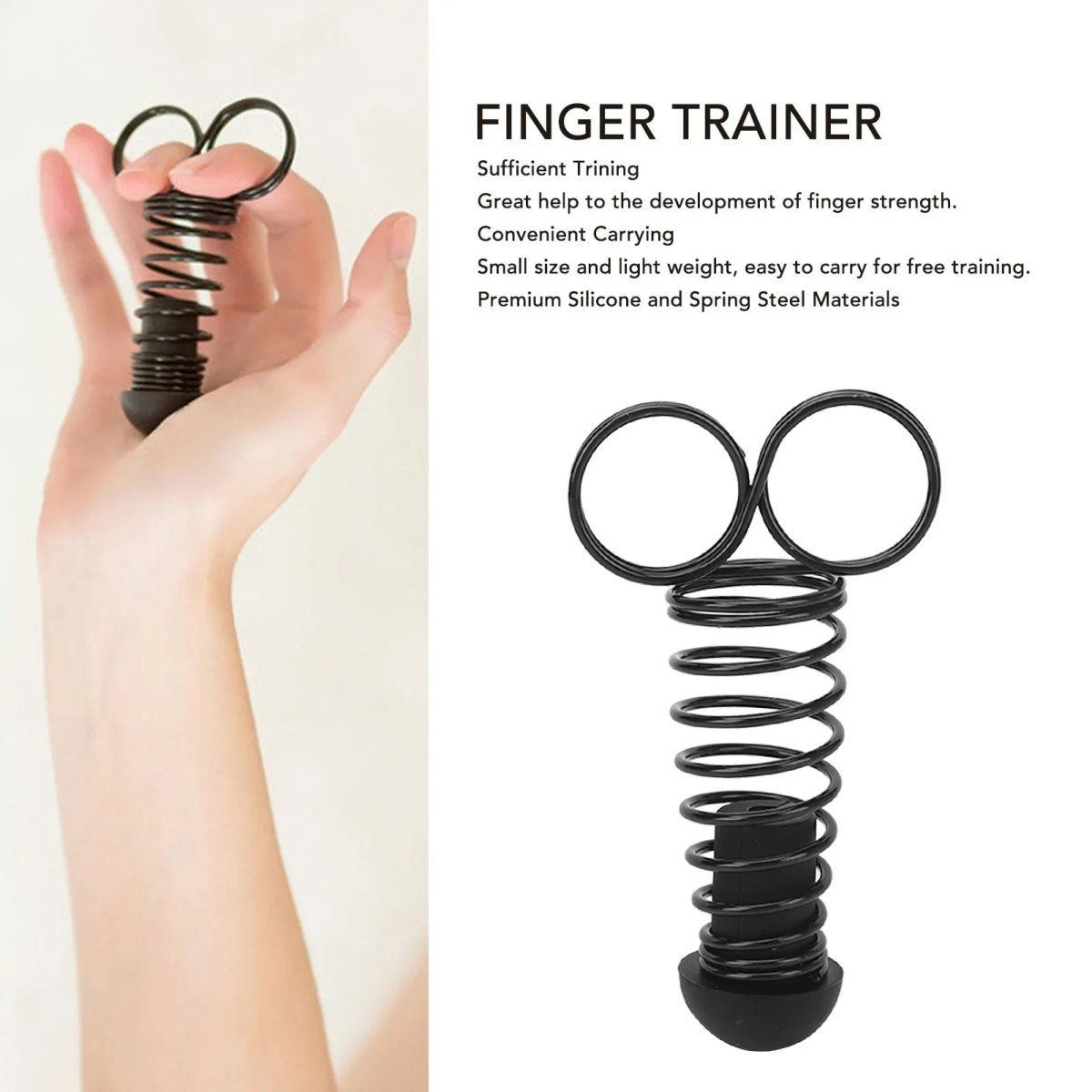 CoreGrip Fingertrainer für Sportler mit verstellbarem Widerstand und Unterarmtraining
