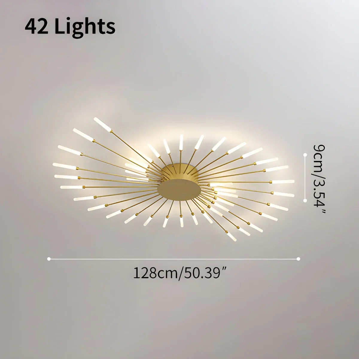 Fireworks Starburst Ceiling Light - Orntli