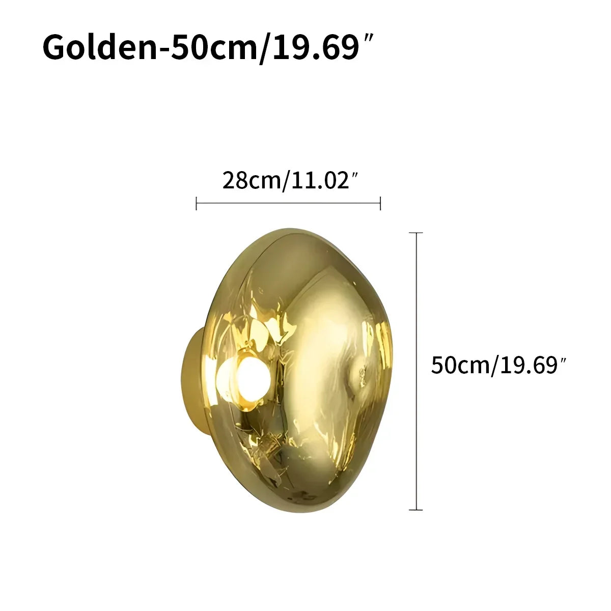 Lava Wall Lamp for Bedroom Living Room - Orntli