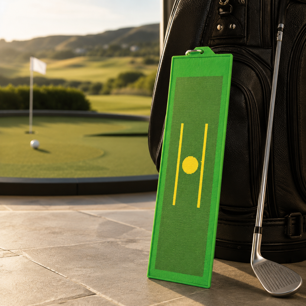 Golfütés-gyakorló - precíziós segédeszköz vizuális visszajelzéssel
