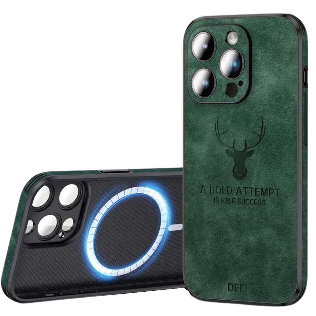 Slim Shockproof Smartphone Case in Genuine Leather – Stylish Protection - Esilora