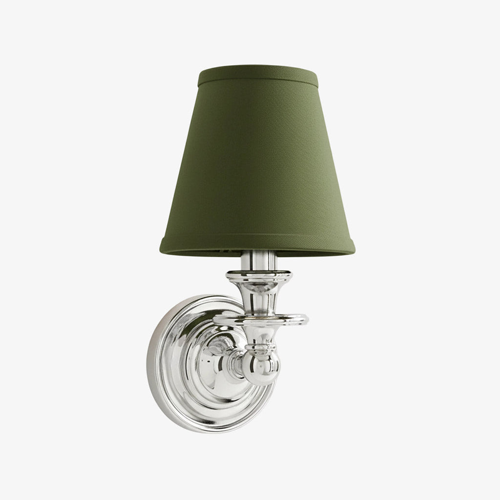 Rowan Drum Shade Wall Sconce – Fabric Sconce Light for Cozy Cottage Lighting | Esilora