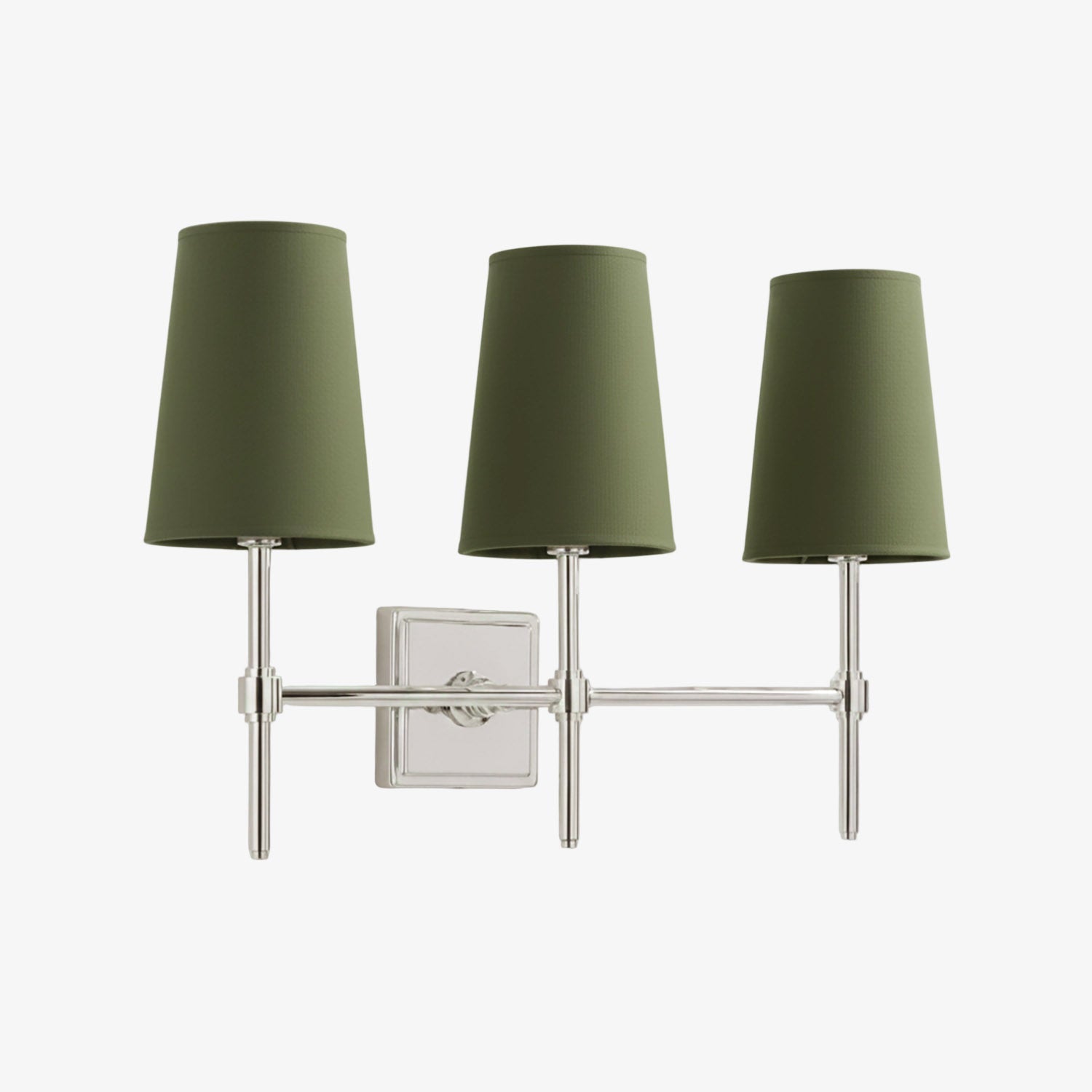 Rowan Elegant White-Linen Shade Wall Lamp – Retro Metal Wall Light for Bedroom & Hallway | Esilora