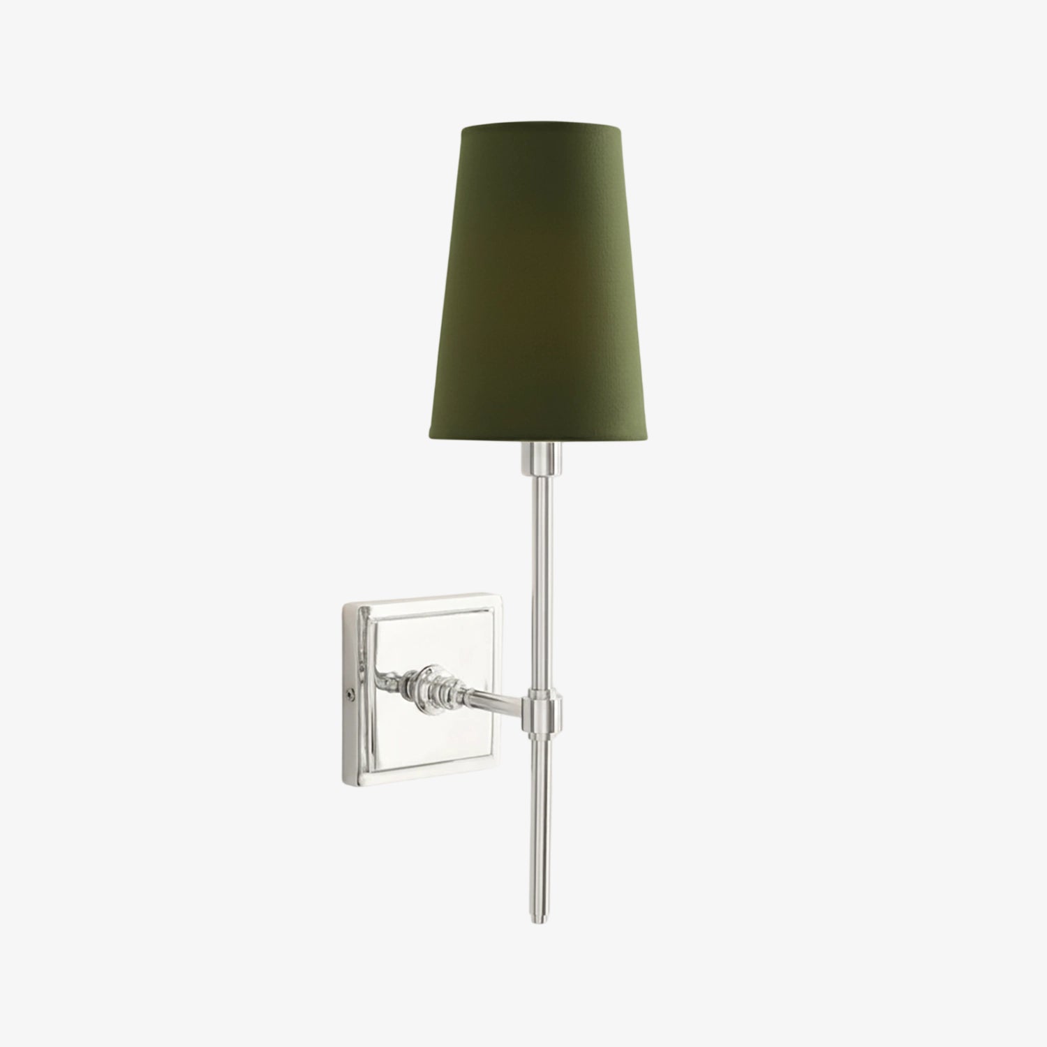 Rowan Elegant White-Linen Shade Wall Lamp – Retro Metal Wall Light for Bedroom & Hallway | Esilora