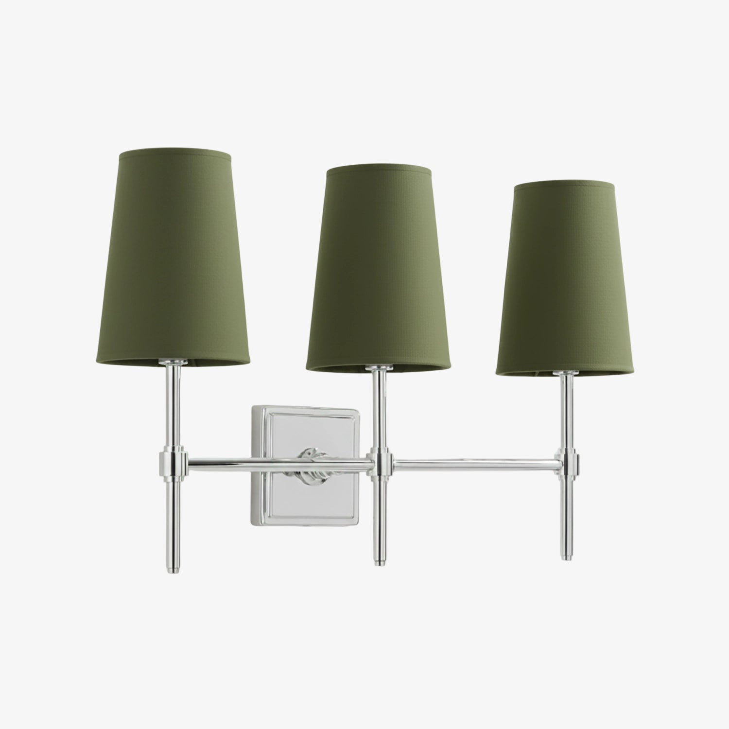 Rowan Elegant White-Linen Shade Wall Lamp – Retro Metal Wall Light for Bedroom & Hallway | Esilora