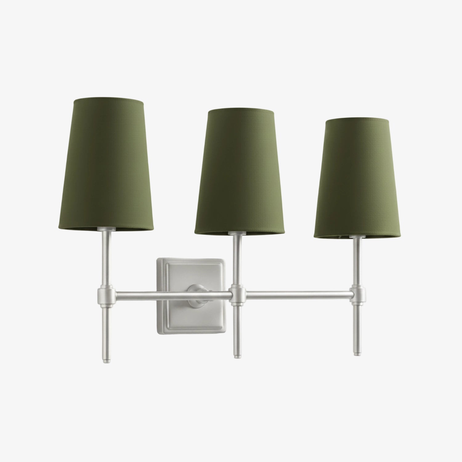 Rowan Elegant White-Linen Shade Wall Lamp – Retro Metal Wall Light for Bedroom & Hallway | Esilora