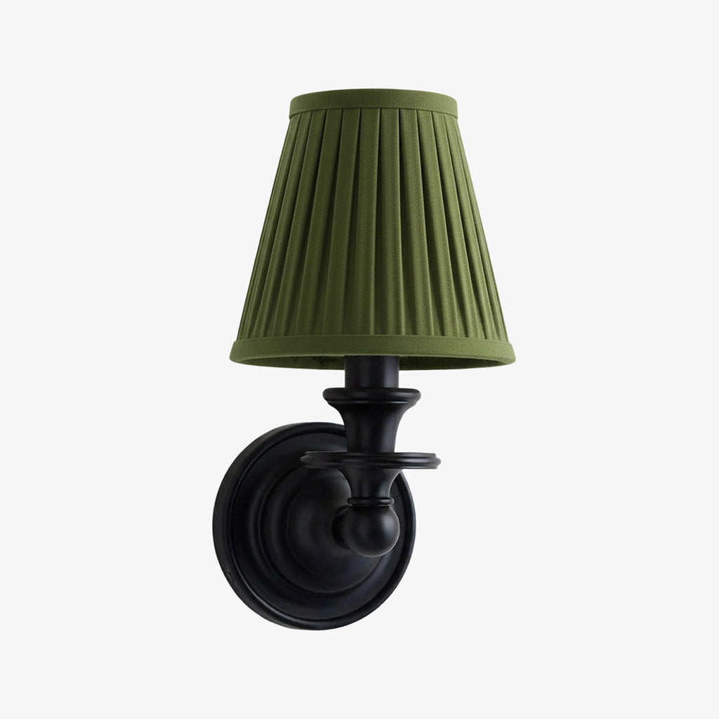 Rowan Drum Shade Wall Sconce – Fabric Sconce Light for Cozy Cottage Lighting | Esilora