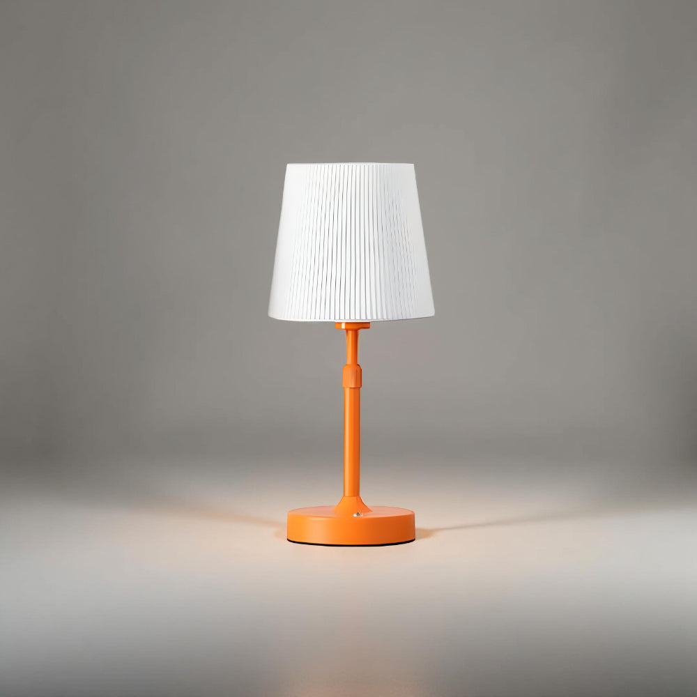 Modern Aluminum Table Lamp — Dimmable LED, Wireless, Warm White Illumination