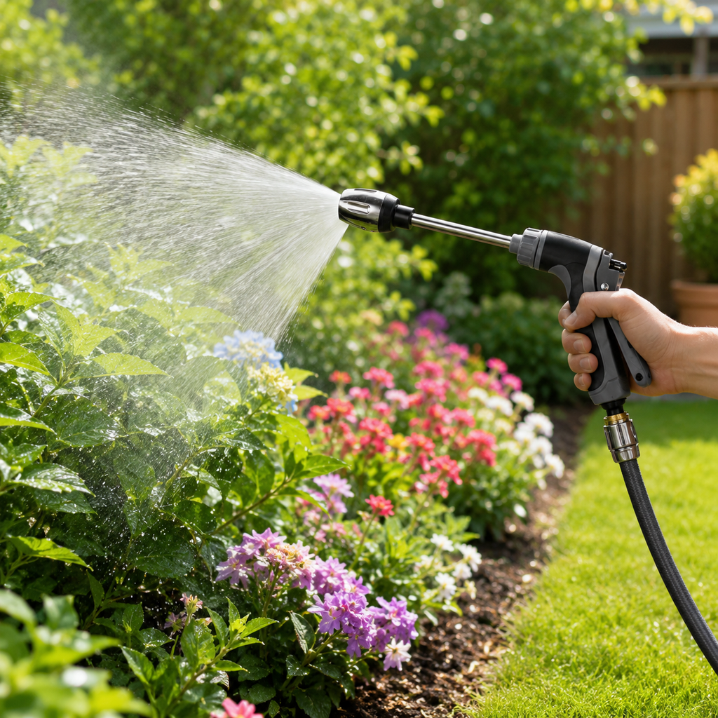 Pistola ad acqua ad alta pressione per la cura del giardino - rotazione a 360°