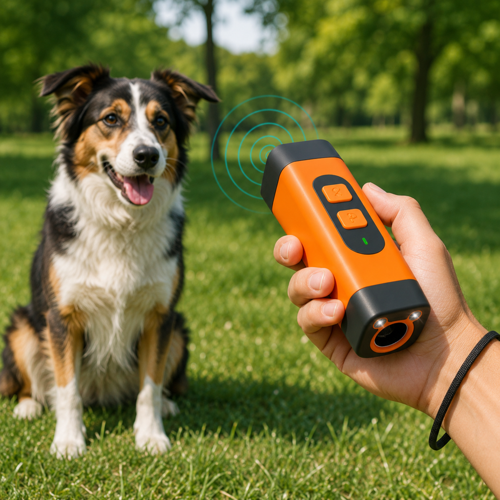Ultrasonisk hundetræner - USB-genopladelig enhed til adfærdstræning