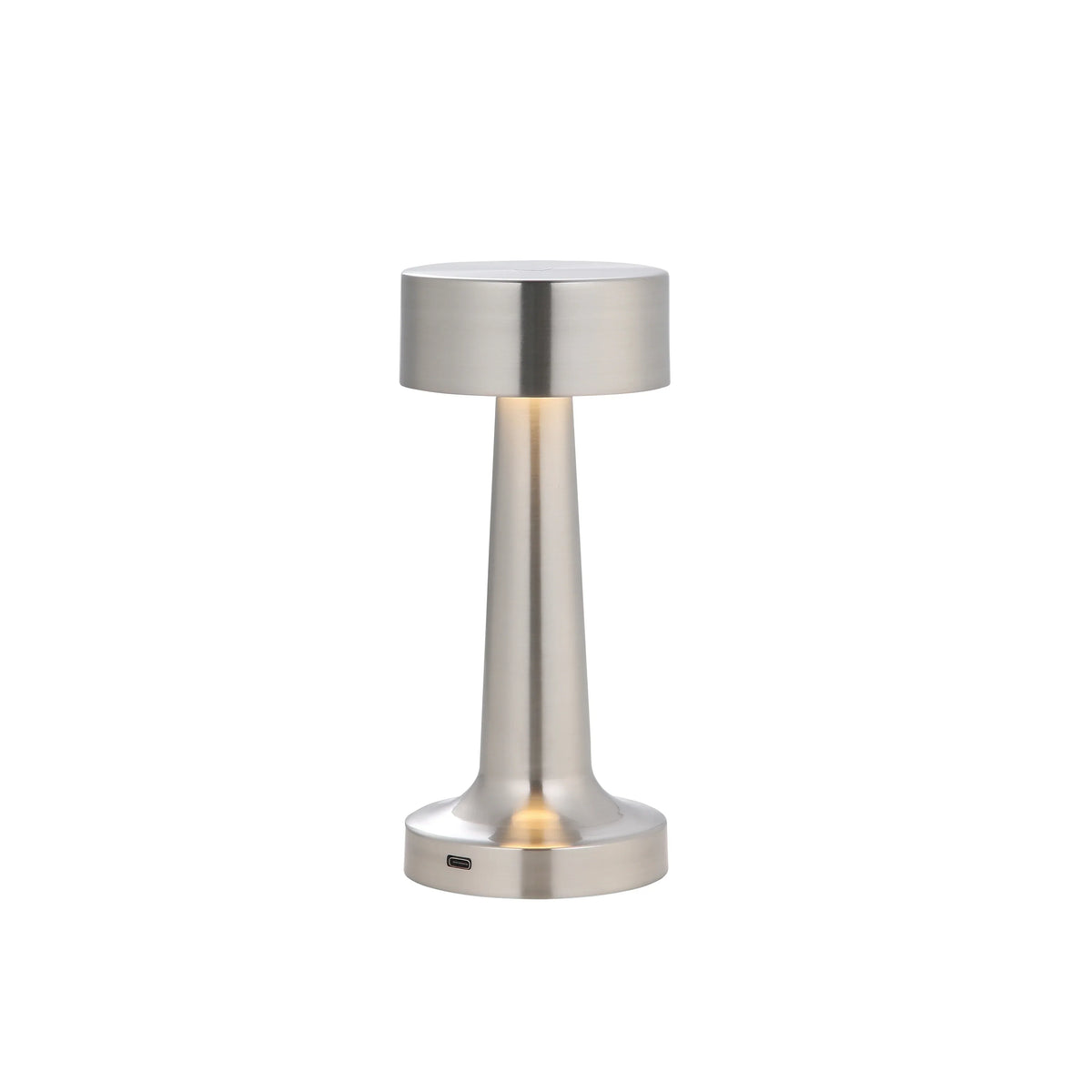 Modern Gold Metal LED Table Lamp — Cordless Touch Dimming