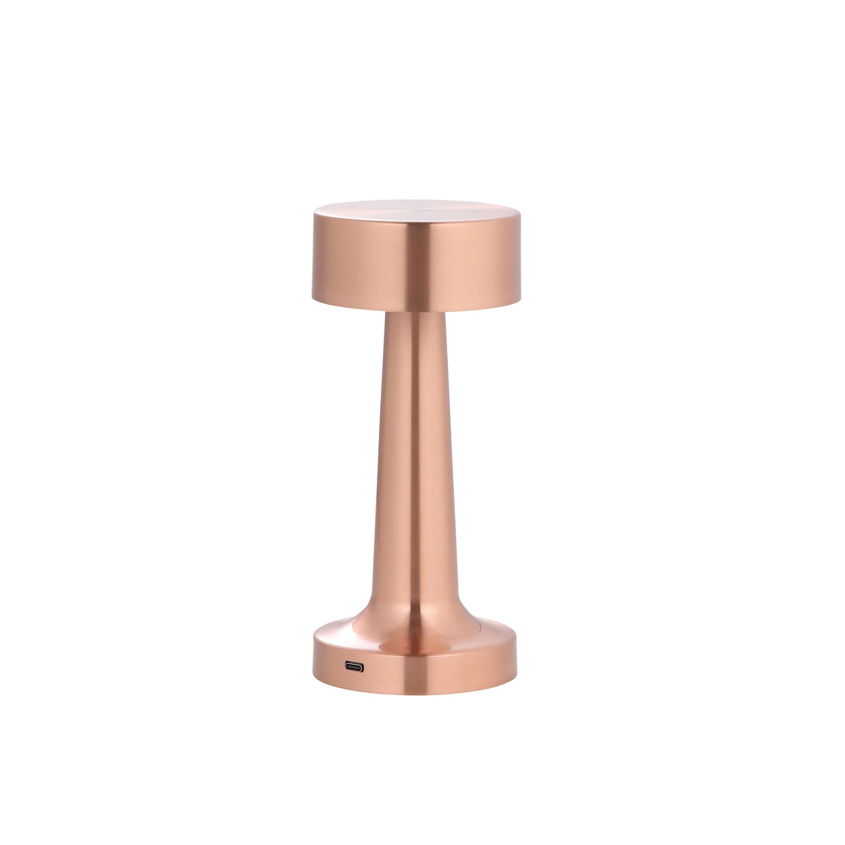 Modern Gold Metal LED Table Lamp — Cordless Touch Dimming