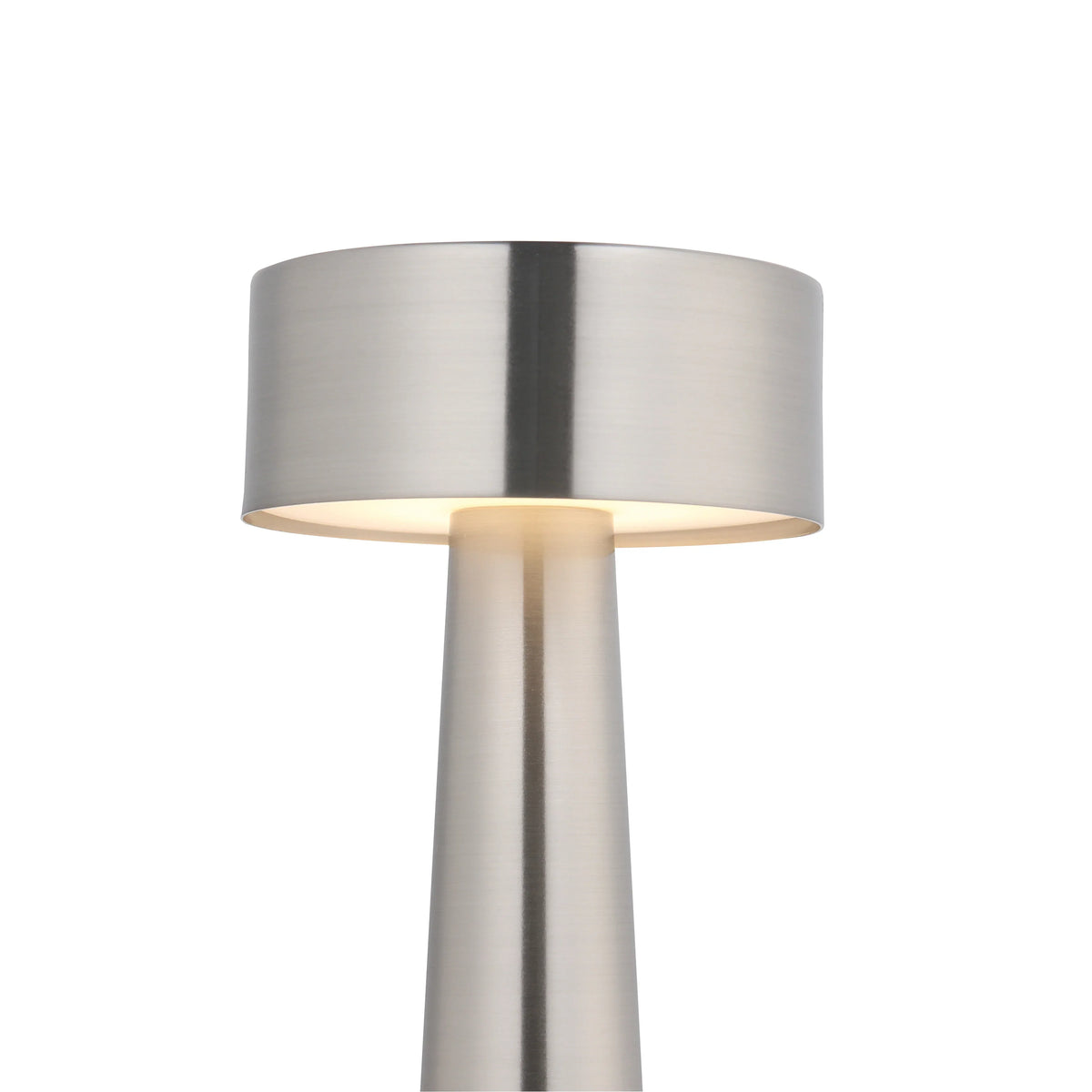 Modern Gold Metal LED Table Lamp — Cordless Touch Dimming