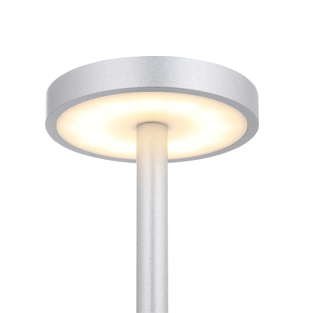 مصباح طاولة LED ذهبي عصري — محمول، قابل لتعتيم الإضاءة باللمس