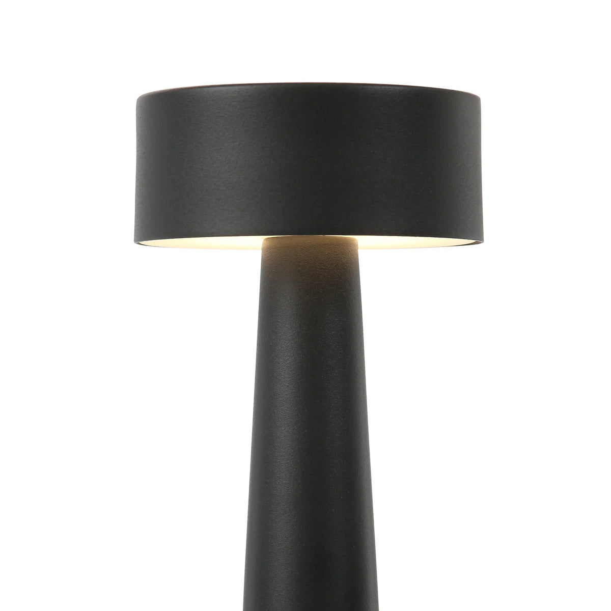 Modern Gold Metal LED Table Lamp — Cordless Touch Dimming