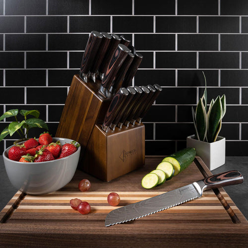 "Imperial" 14-Piece Japanese Knife Block Set