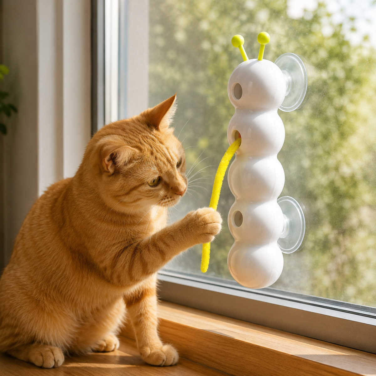 Interactive Wall Toy for Cats — Exercise and Hunting Fun