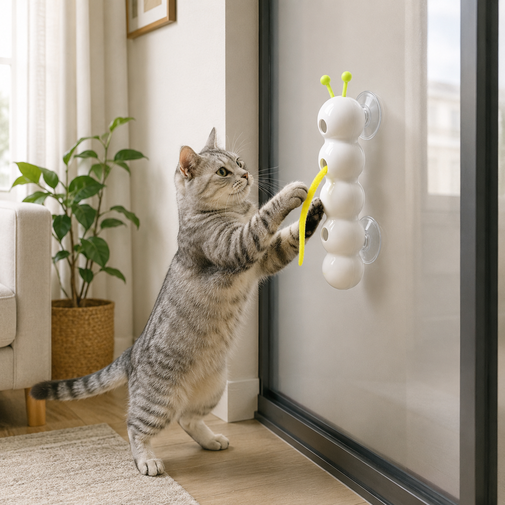Interactive Wall Toy for Cats — Exercise and Hunting Fun