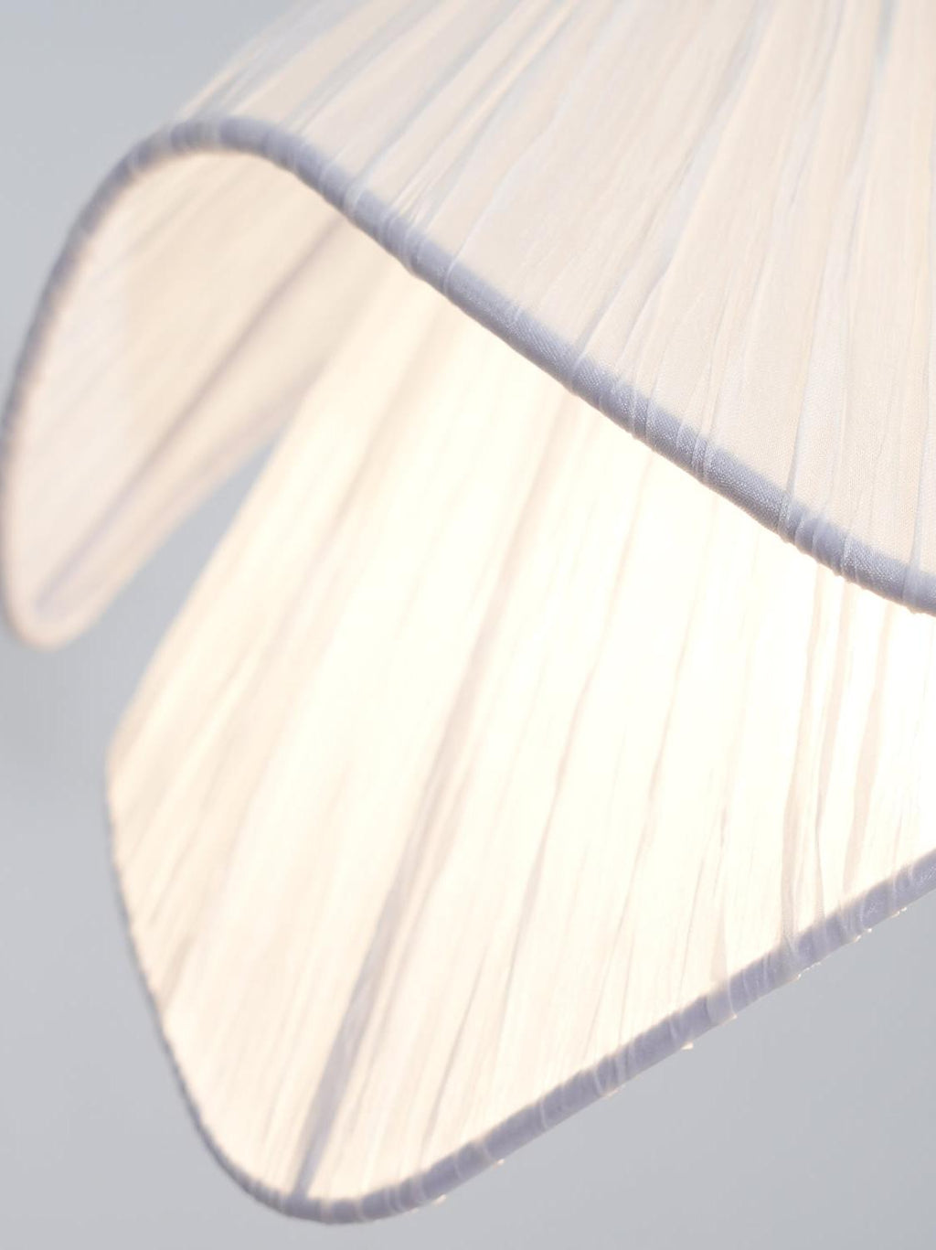 Oslan Contemporary Fabric Double-Layer Pleated Pendant – Bedroom or Café | Esilora