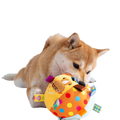 JoyBounce インタラクティブ犬用ボール - ふわふわの音が鳴るおもちゃ