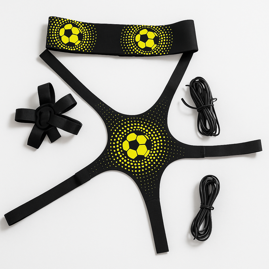 Fußball-Rebounder aus Gummi — Trainingssystem für kontinuierliches Techniktraining