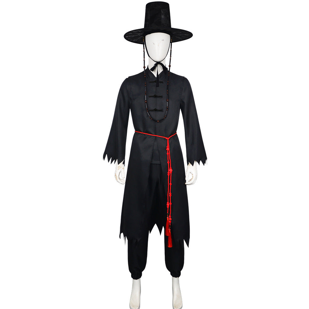 Set de costum de cosplay negru pentru copii