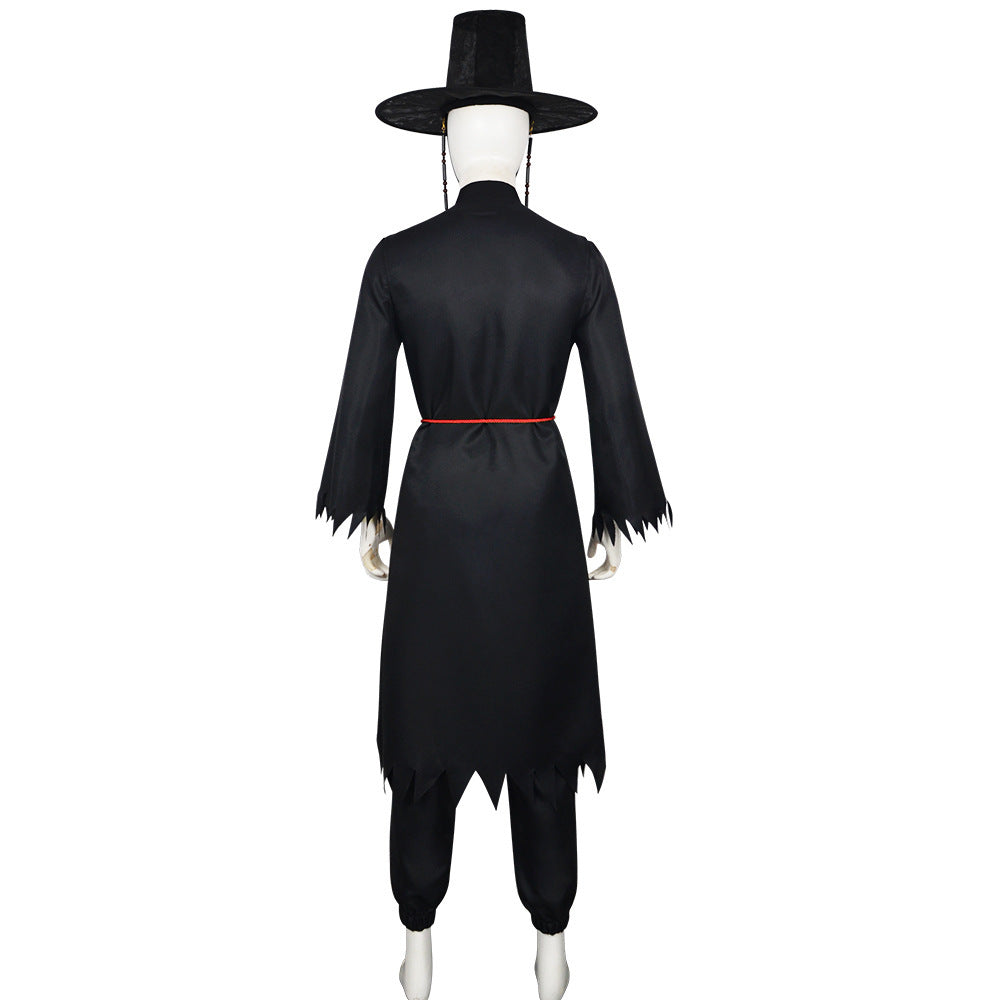 Set de costum de cosplay negru pentru copii