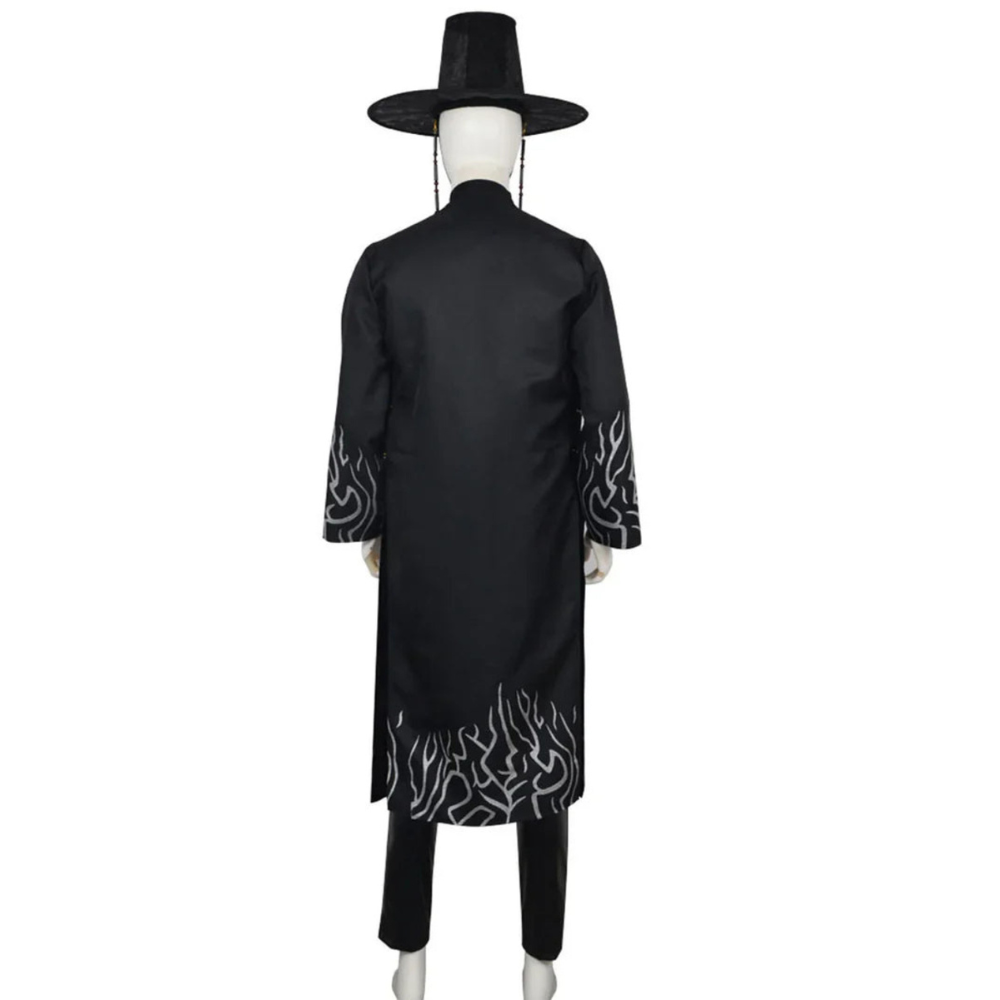 Set de costum de cosplay negru pentru copii