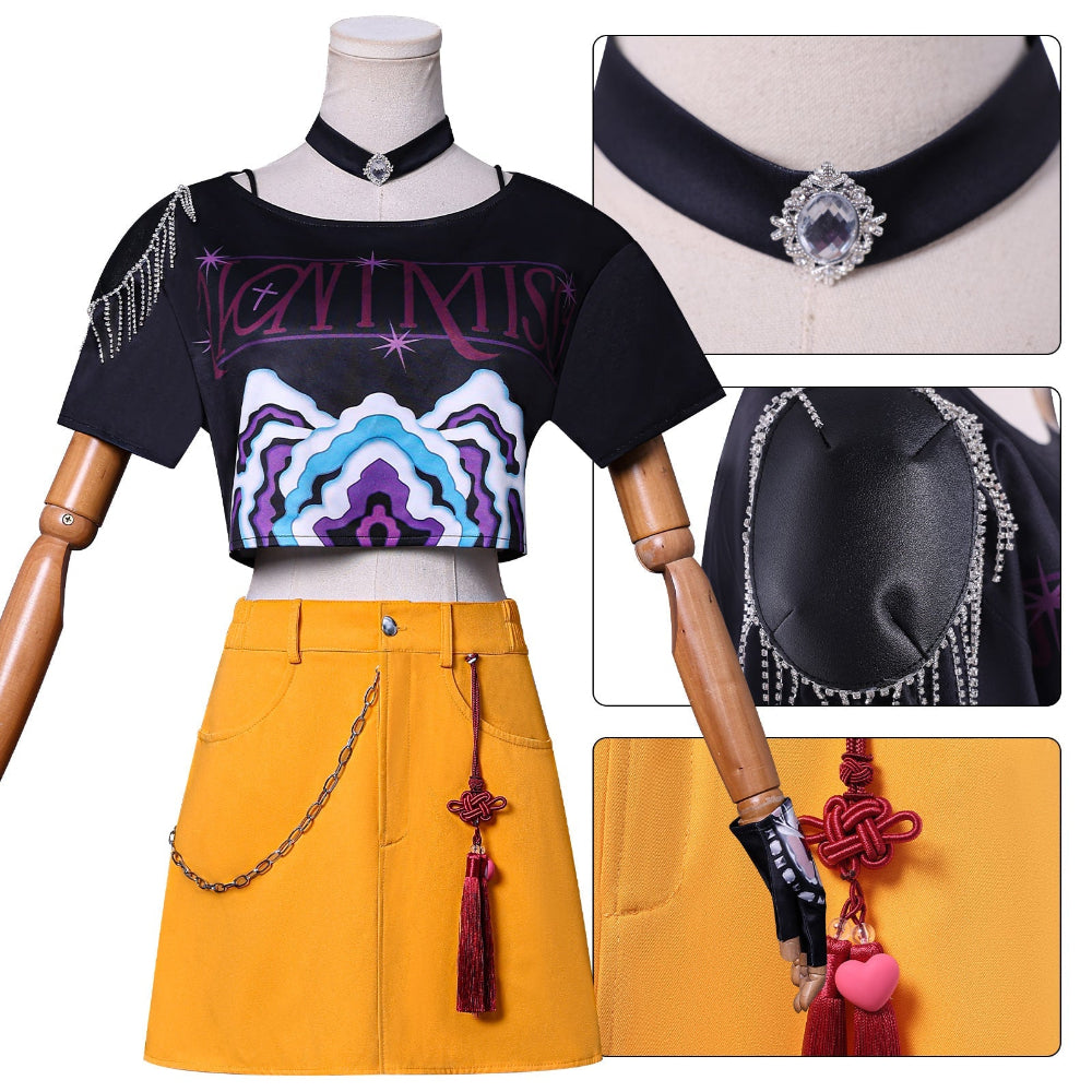 Set de costum pentru spectacol de concert popstar pentru copii