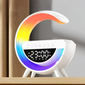 Încărcător wireless Qi de 15W - ceas LED integrat și lumină ambientală