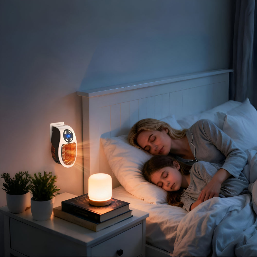Aerotermă ceramică compactă cu conectare directă la priză - silențioasă și eficientă energetic