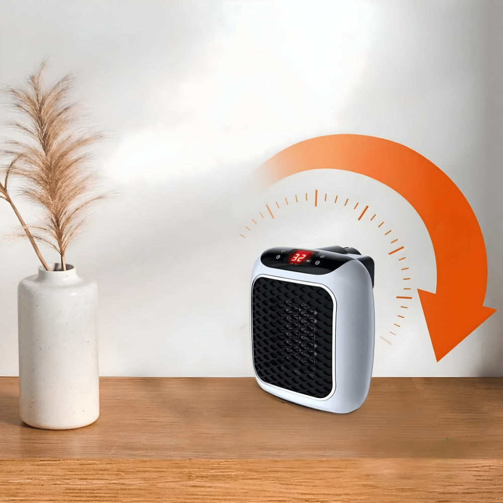Aerotermă ceramică de perete, portabilă - încălzire rapidă, eficientă energetic
