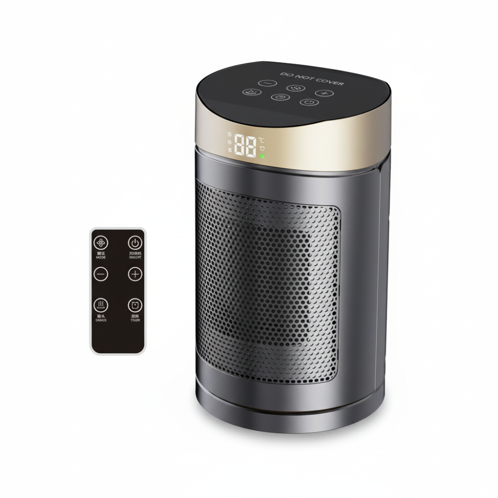 Aerotermă ceramică portabilă de 900W - încălzire rapidă, eficientă energetic, design compact