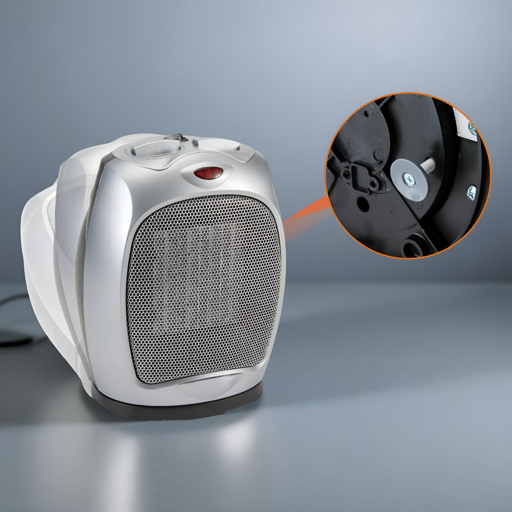 Aerotermă ceramică compactă de 1500W - încălzire rapidă, funcționare sigură