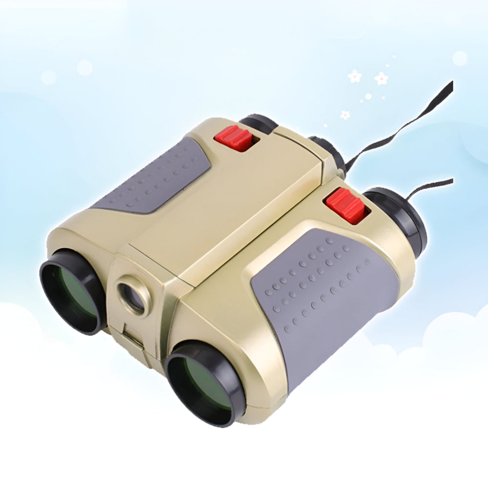 Binoclu pentru copii cu vedere nocturnă și zoom – mărire 4x, lentile de 30 mm