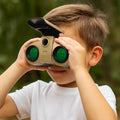 Binoclu pentru copii cu vedere nocturnă și zoom – mărire 4x, lentile de 30 mm