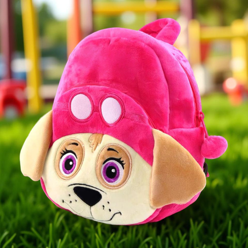 Rucsac ușor pentru copii - design preșcolar cu animal din pluș moale
