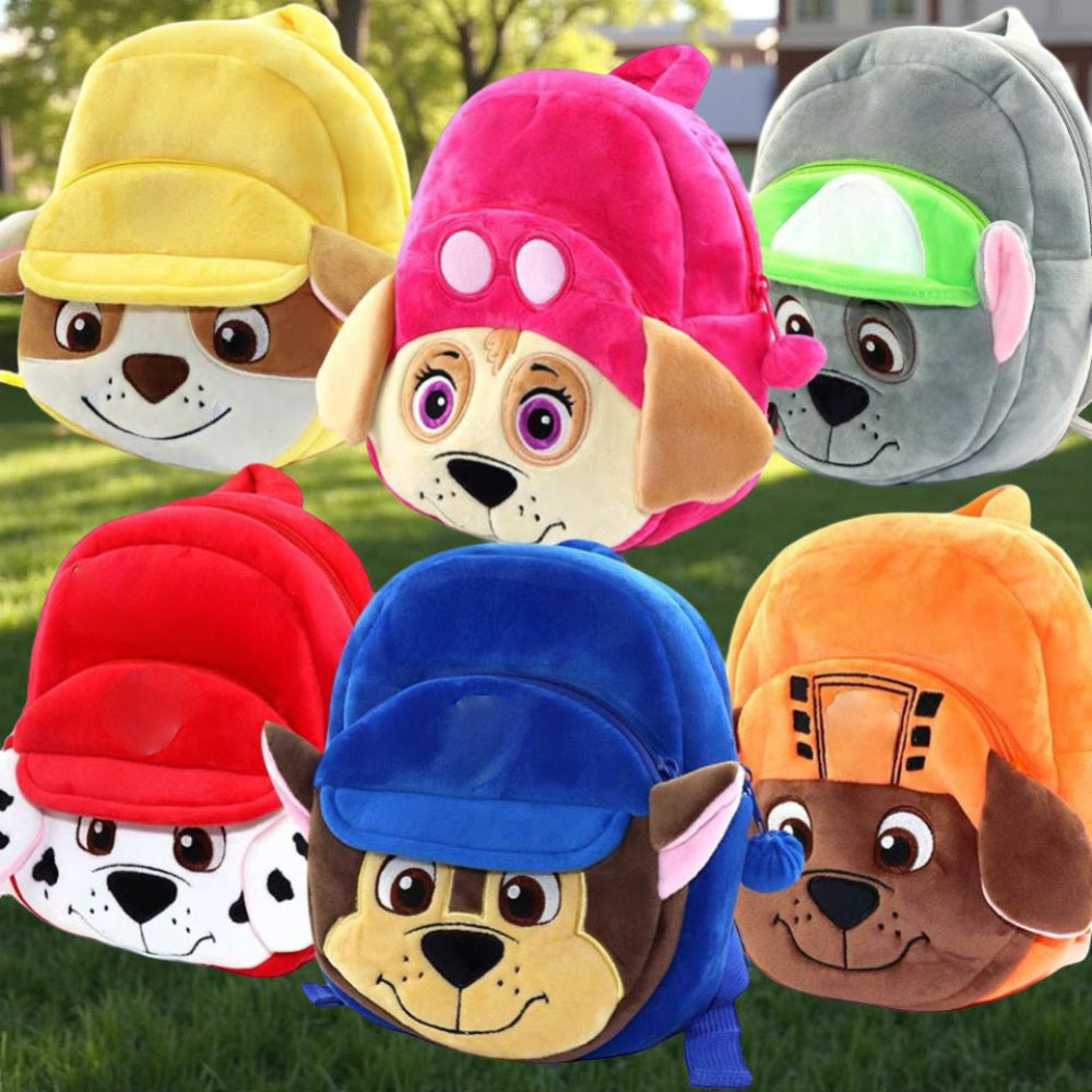 Rucsac ușor pentru copii - design preșcolar cu animal din pluș moale