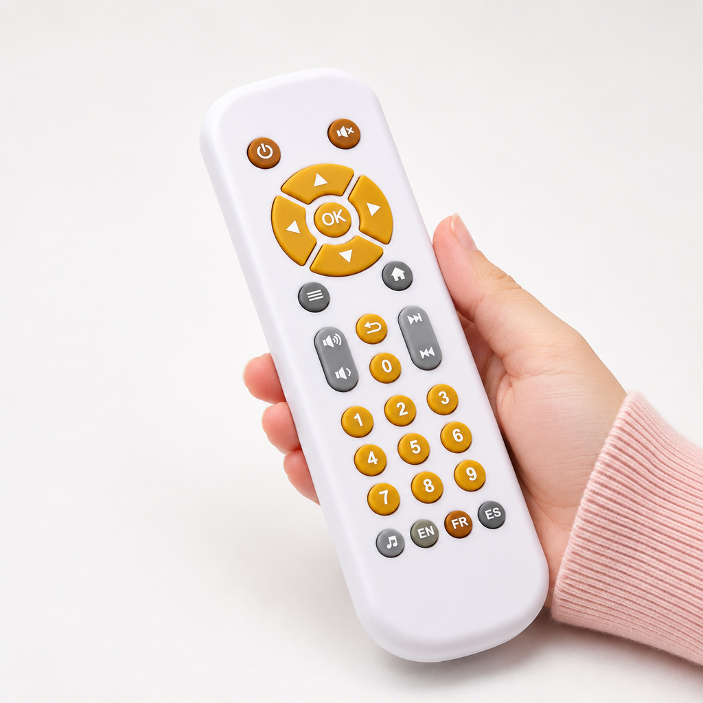 Interactive Toy Remote Control for Toddlers 2+ — Lights, Music