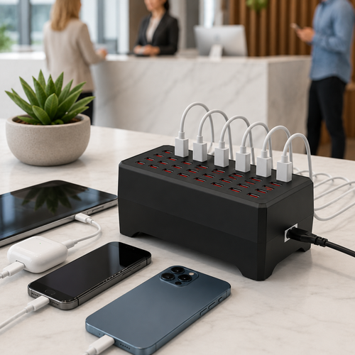 Stazione di ricarica USB a 30 porte — Ricarica più dispositivi insieme