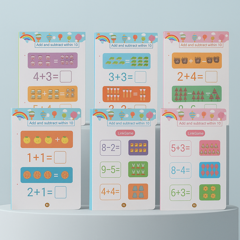 Preschool Writing Practice Workbook — Wipeable Reusable Learning Exercise Book for Kids