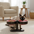 LiftBowl 高さ調節式ペット用2連食器 - 高床タイプ